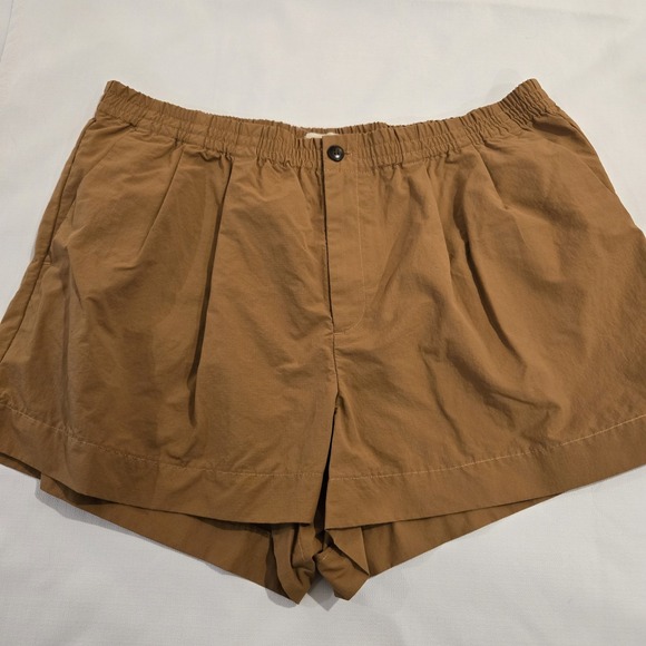 Madewell Pants - Madewell Women's Lightweight Athleisure Elastic Waist Ripstop Shorts Size XXL